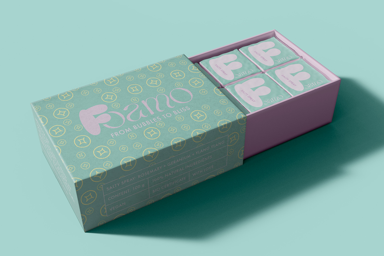 Foamo - packaging design branding design logo ontwerp gent huisstijl ontwerpen freelance grafisch ontwerper designer gent